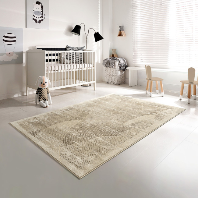 Covor sintetic Geo 1242-1-44422, design Modern