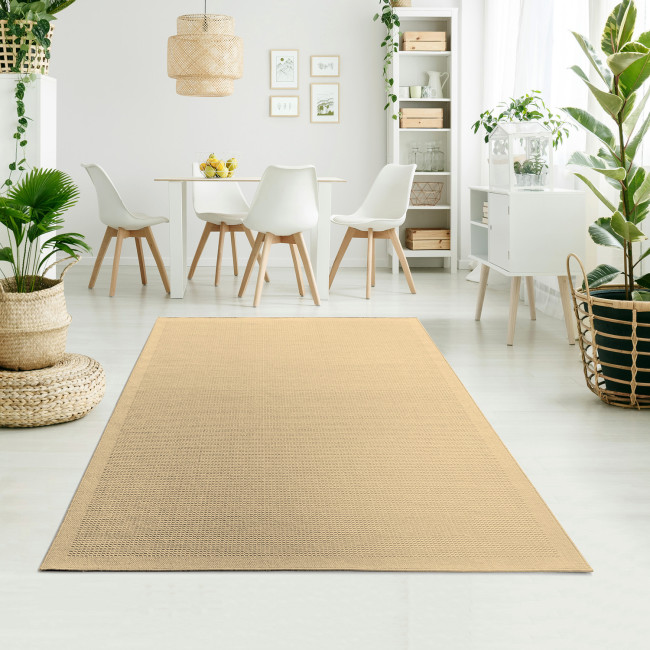Covor din lana 100%, colectia Lana 8986-1-77800, design Uni, tip rogojina