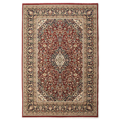 Covor sintetic Colectia Atlas 1733-1-41345, Rosu/Maro/Bej, design Oriental