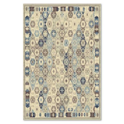 Covor sintetic Atlas R 7891-1-43734, Albastru/Albastru inchis, Geometric