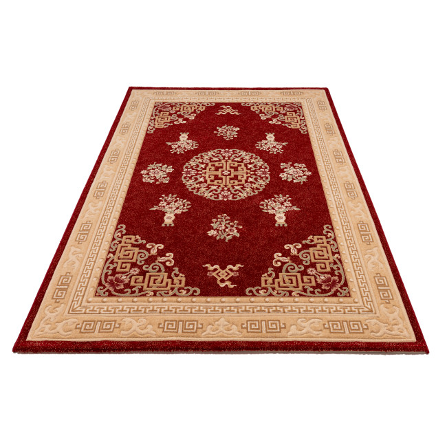 Covor din lana 100% Premium 7184-1-51056, design Clasic
