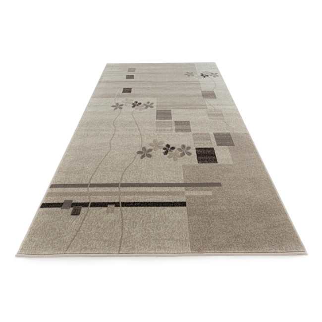 Covor sintetic Delta 3618-1-43255,  Gri/Crem/Maro, design  Geometric