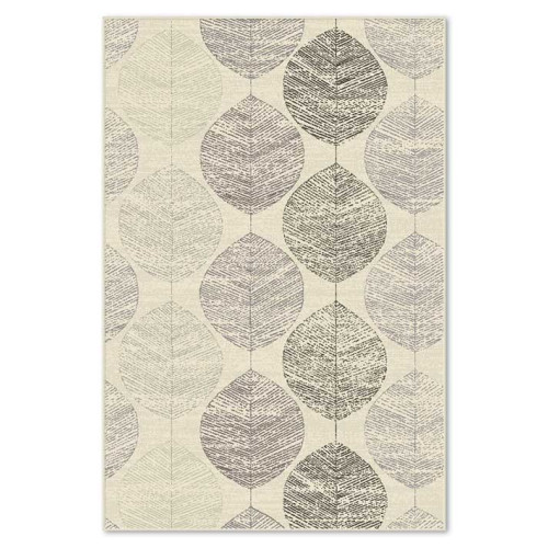 Covor din lana 100% Prima 7902-1-52044, Crem, Design Floral...