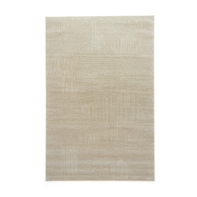 Covor sintetic Geo 1241-1-44011, Bej/, design Modern