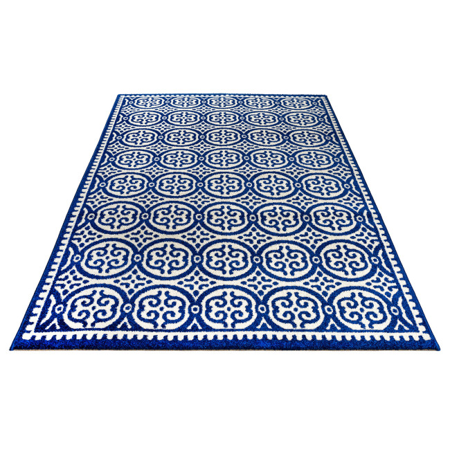 Covor sintetic Matrix 8806-1-17222, Albastru, Modern