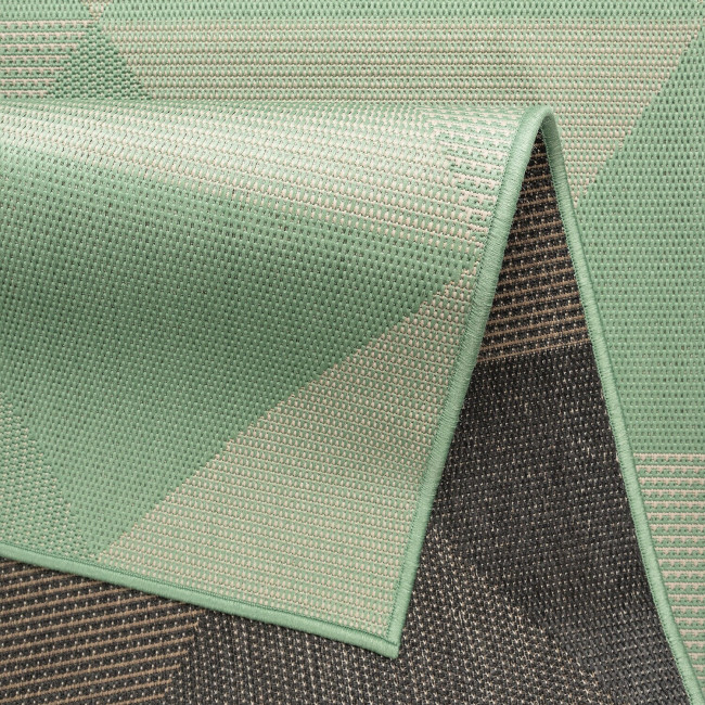 Covor sintetic Flat 4889-1-23544, Verde, design Modern