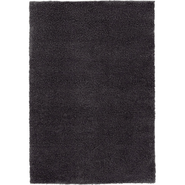 Covor pufos uni, Shiny PE 1039-1-32300, Gri inchis, Shaggy