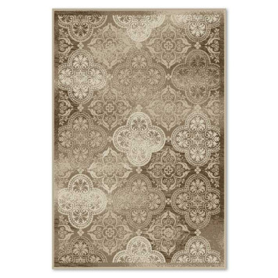 Covor sintetic colectia Delta 8452-1-43922, Maro/Bej, design Vintage