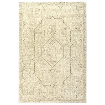 Covor din lana 100% Prima 1322-1-53044, Crem, Design Modern