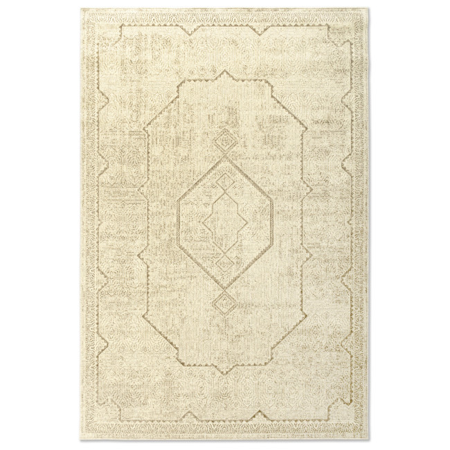 Covor din lana 100% Prima 1322-1-53044, Crem, Design Modern