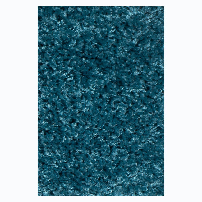 Covor pufos uni, Viva 1039-1-30900, Albastru/Verde, design Shaggy
