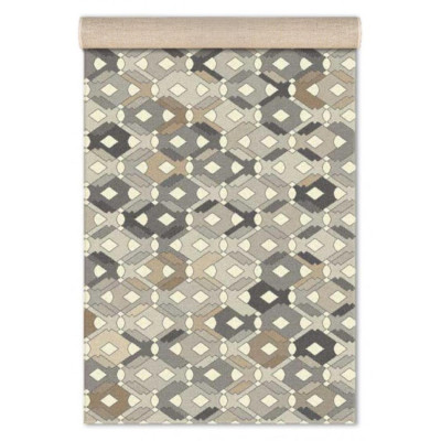 Traversa sintetica Matrix 4940-4-18411, Bej/Albastru, Geometric