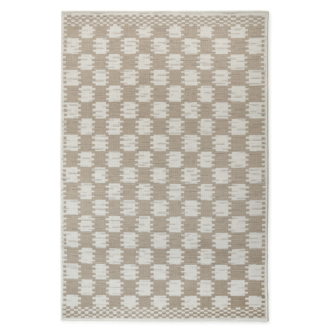 Covor sintetic Flat 8942-1-24012, Bej, design Geometric Covor sintetic Flat 8942-1-24012, Bej, design Geometric