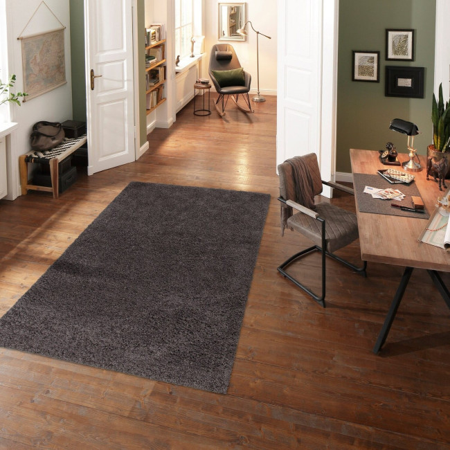 Covor sintetic cu fir lung Viva 30 1039-1-32300, Maro, Uni