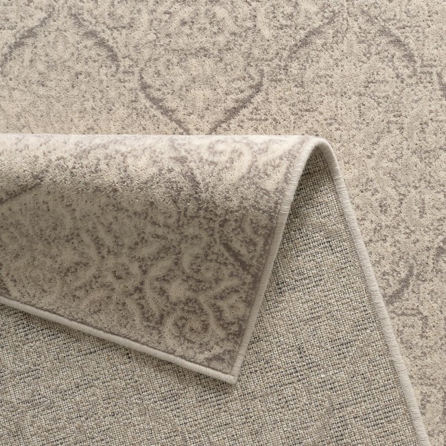 Covor lana Prima, 7291-1-52042, Gri/Crem, model geometric