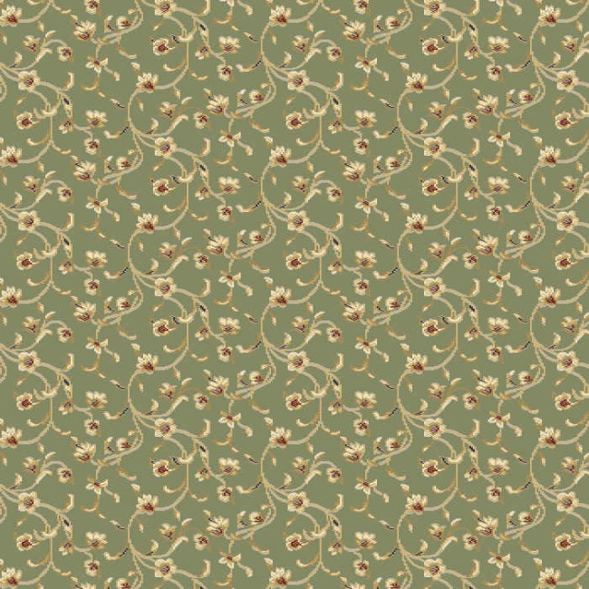 Mocheta sintetica Atlas 4981-8-41366, Verde, Floral