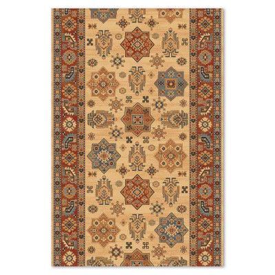 Traversa din lana naturala 100%, Colectia Antique 7683-4-53555, Design Oriental