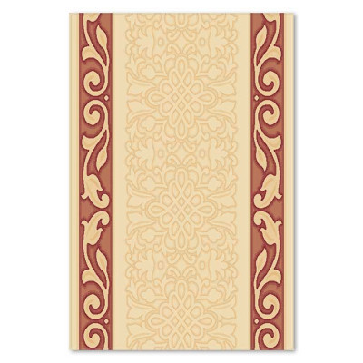 Traversa din lana naturala 100%, Colectia Premium 2760-4-50673, Design Clasic