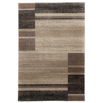 Covor sintetic colectia Matrix, 1605-1-18455, Bej/Maro, design modern,