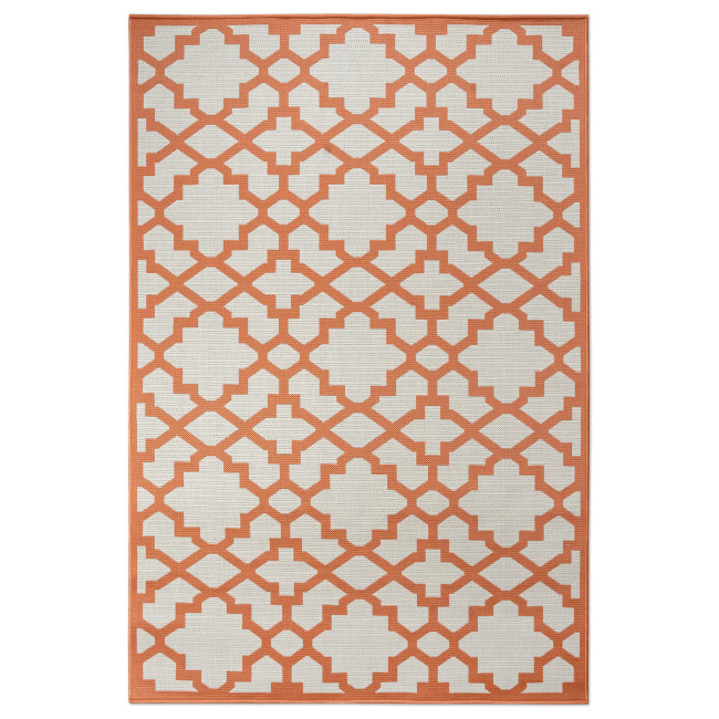 Covor sintetic Flat 4899-1-24024, Portocaliu, design Geometric Covor sintetic Flat 4899-1-24024, Portocaliu, design Geometric