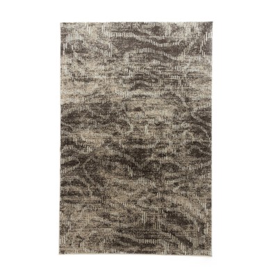 Covor sintetic Geo 1236-1-44022, Maro/Bej, design Modern