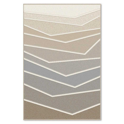 Covor sintetic Colectia Soho 5759-1-15055, Gri/Bej/Maro, design Modern