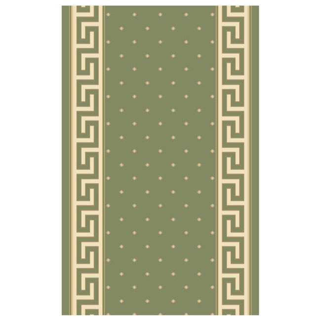 Traversa sintetica Atlas 5094-4-41366, Verde/Bej, Clasic