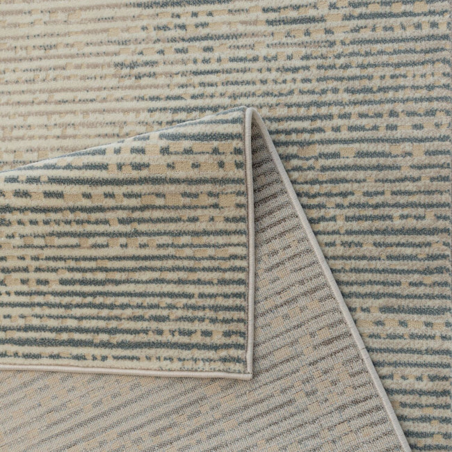 Covor sintetic colectia Geo 4971-1-43215,  Gri/Bej, design Geometric