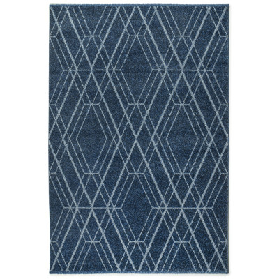 Covor sintetic Matrix 5954-1-18222, Albastru/, design Geometric