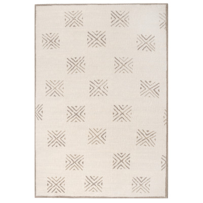 Covor sintetic Scandi 5842-1-17731, Crem/Maro, design Modern