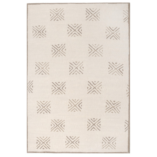 Covor sintetic Scandi 5842-1-17731, Crem/Maro, design Modern