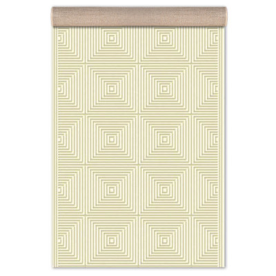 Traversa sintetica Geo 8858-4-43211, Bej, Geometric