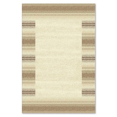 Covor sintetic colectia Matrix, 5506-1-15035, Bej/Maro, design modern,