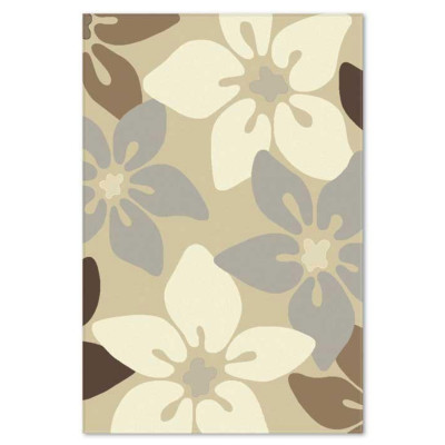 Covor sintetic Colectia Soho 1602-1-15055, Gri/Maro/Bej, design Floral