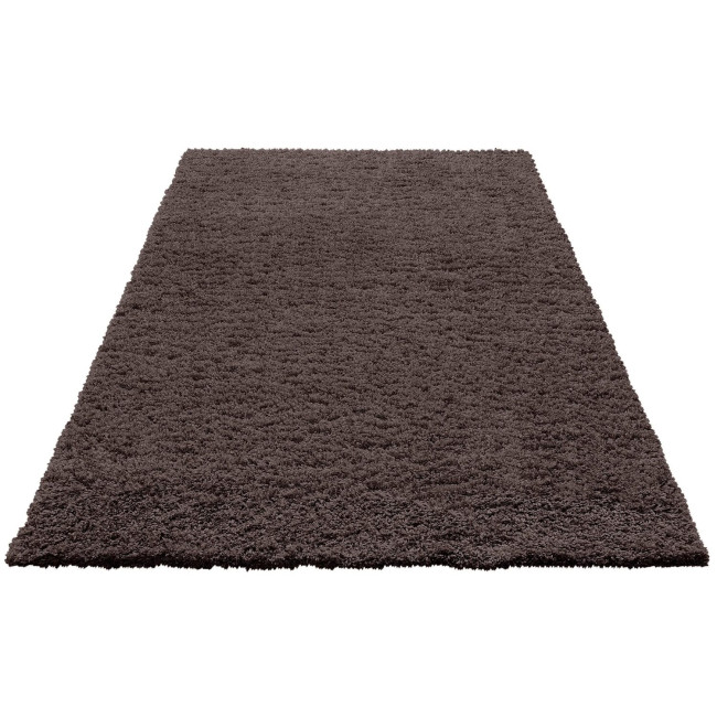 Covor sintetic cu fir lung Viva 1039-1-32300, Maro, Uni