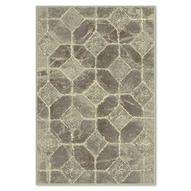 Covor sintetic Delta 8578-1-43255,  Gri/Bej/Maro, design  Geometric