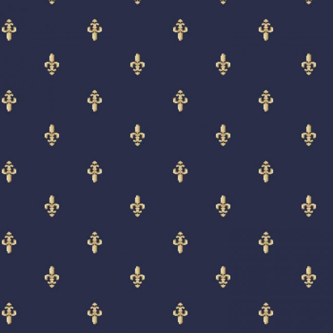 Mocheta sintetica Atlas 8353-8-41311, Albastru, design Clasic