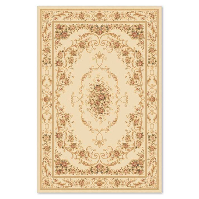 Covor din lana 100% Elegance 6319-1-50633, Bej, design Clasic Covor din lana 100% Elegance 6319-1-50633, Bej, design Clasic