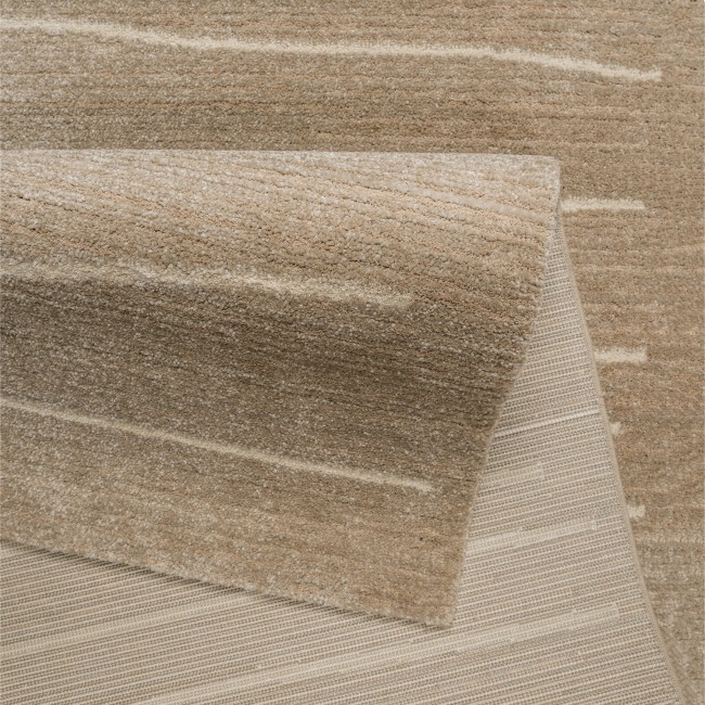 Covor sintetic Scandi 5773-1-17711, Maro/Bej, Geometric