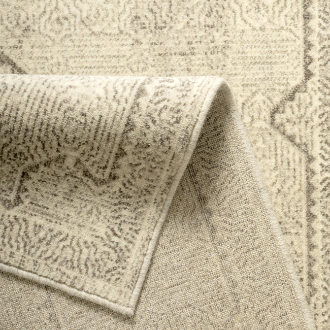 Covor din lana 100% Prima 1322-1-53044, Crem, Design Modern