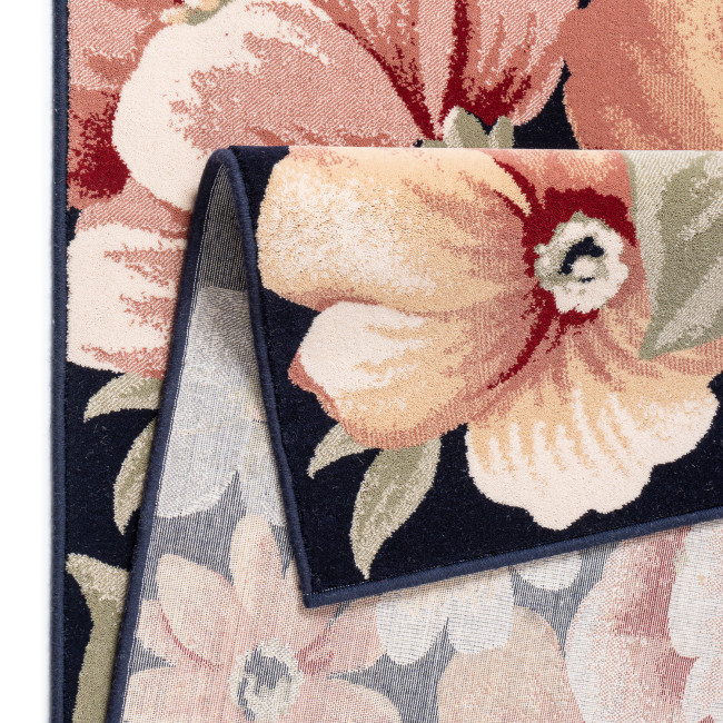 Covor din lana 100% Bella 7091-1-51011, Rosu, Floral