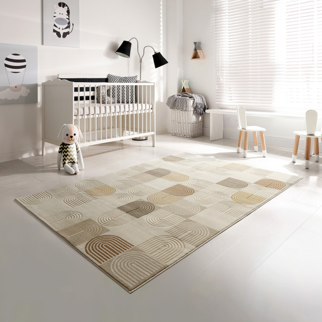 Covor sintetic Geo 1330-1-44412, design Modern