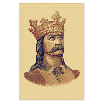 Covor sintetic Colectia Atlas 0481-1-41333, Bej/Maro, design Clasic