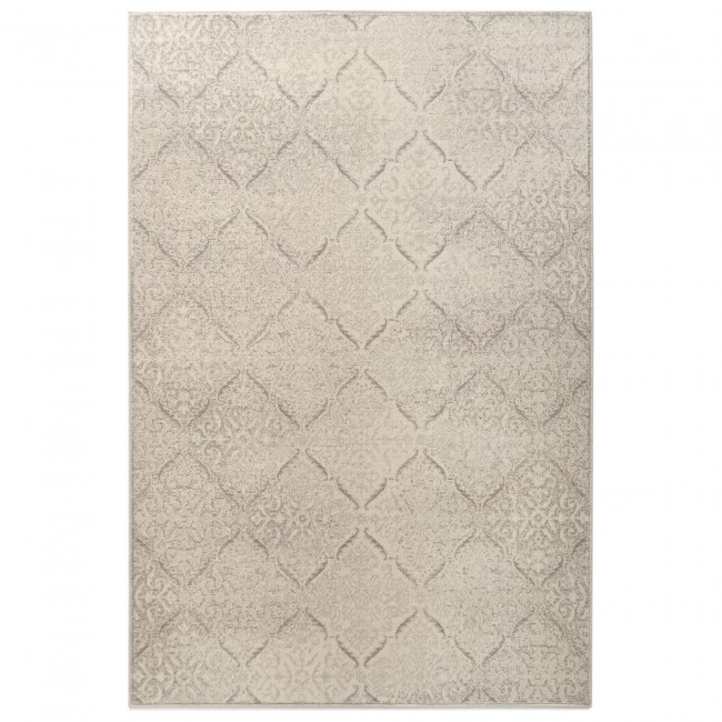 Covor lana Prima, 7291-1-52042, Gri/Crem, model geometric