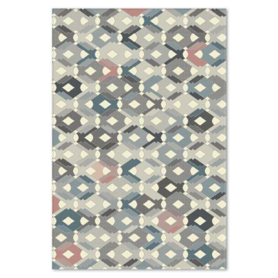 Traversa sintetica Matrix 4940-4-16811, Bej/Albastru, Geometric
