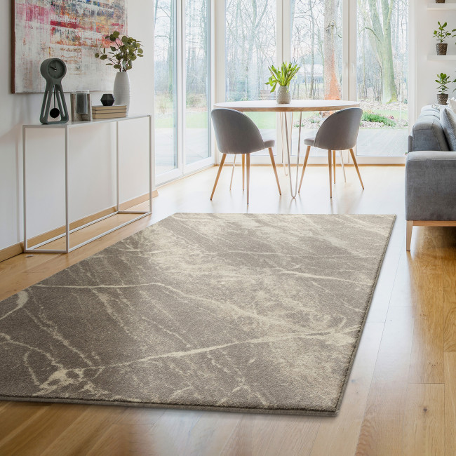 Covor din lana 100% Casablanca 1418-1-53011, Maro, Design Modern