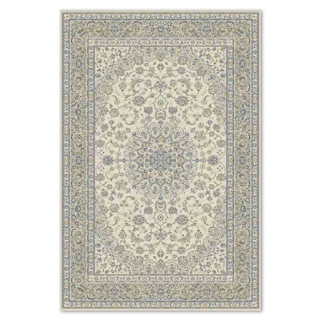 Covor din lana 100% Bella 7742-1-51633, Gri, Clasic