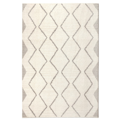 Covor sintetic Scandi 5839-1-17733, Crem/Maro, design Geometric