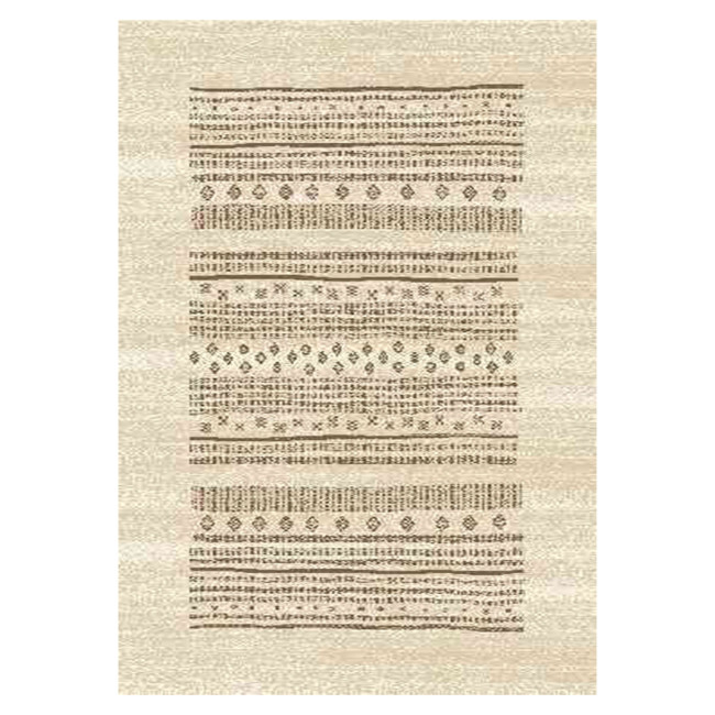 Covor sintetic Geo 6537-1-44422, Bej/Maro, design Modern