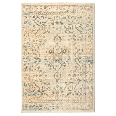 Covor sintetic Atlas R 8804-1-41744, Bej/Crem, Floral